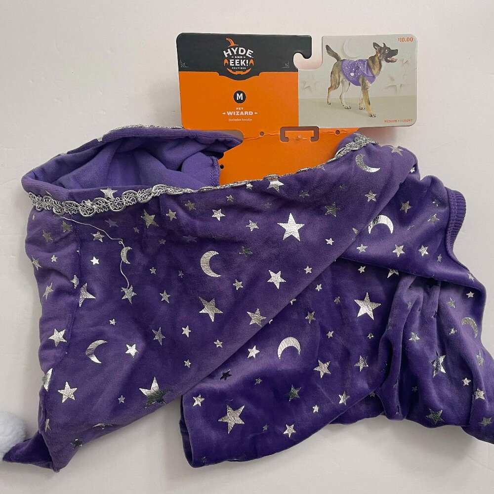 NWT Hyde & Eek Dog Wizard Costume Size M